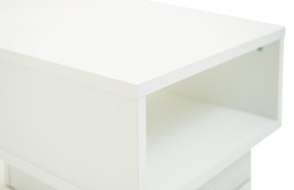 Cubes End Table - White