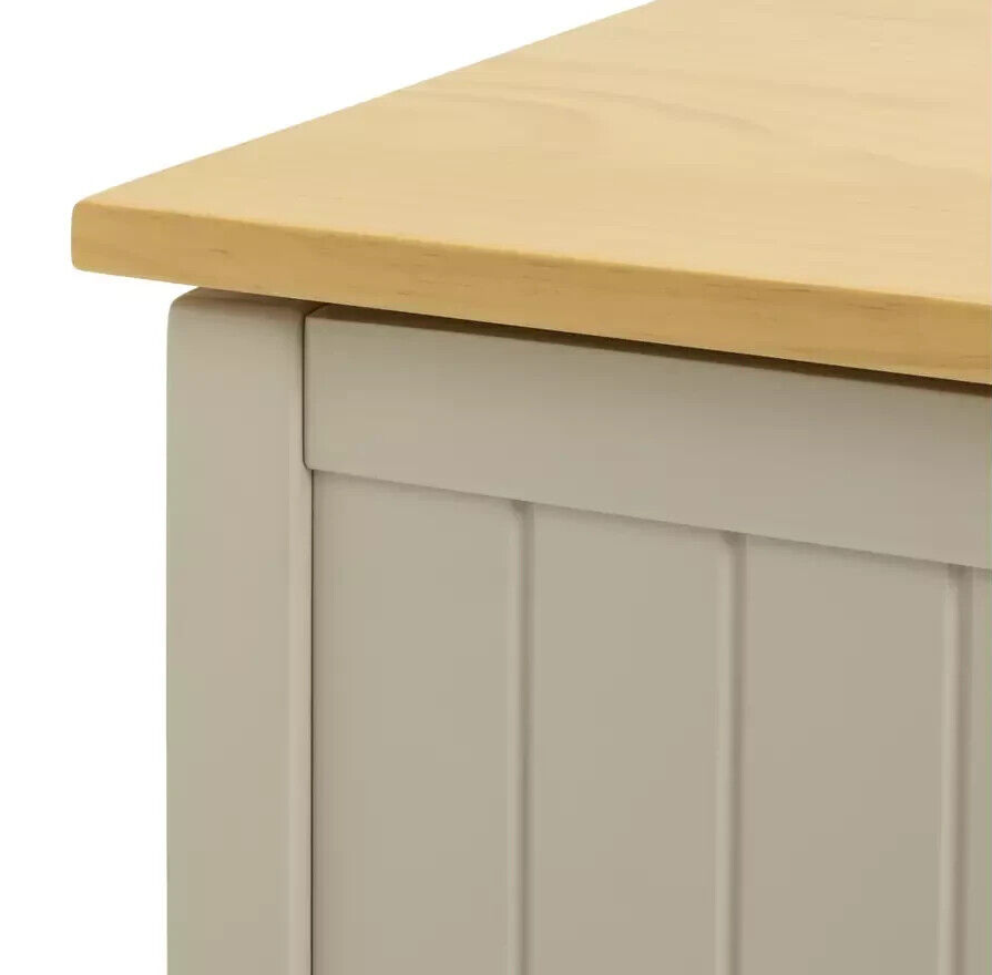 Habitat Bournemouth Storage Bench - Light Grey ( B Grade 36672 - 36670 )