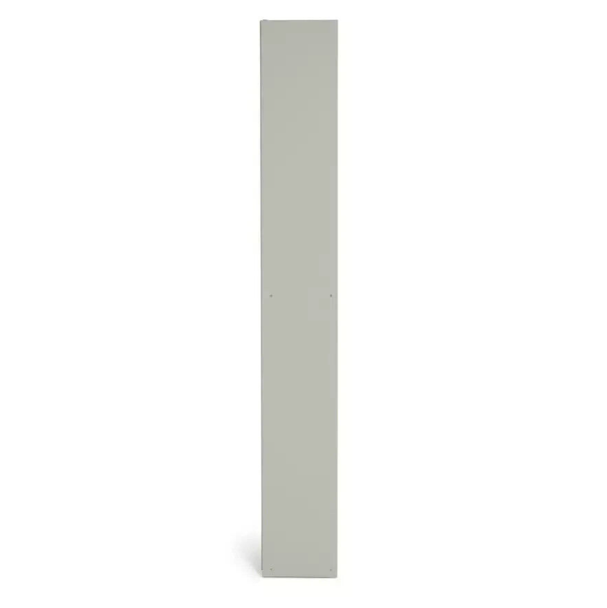 Malibu Narrow Wood Effect Bookcase - Grey