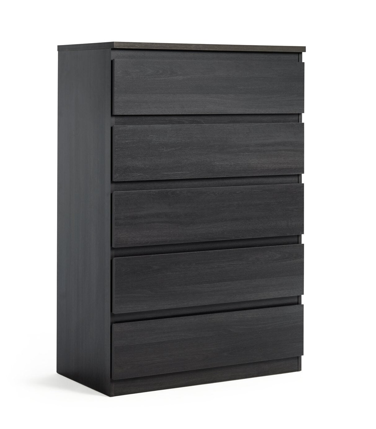 Habitat Jenson 5 Drawer Chest - Black Brown