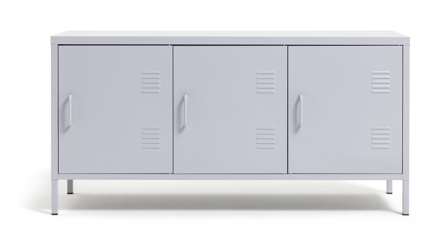 Habitat 3 Door Locker - Grey