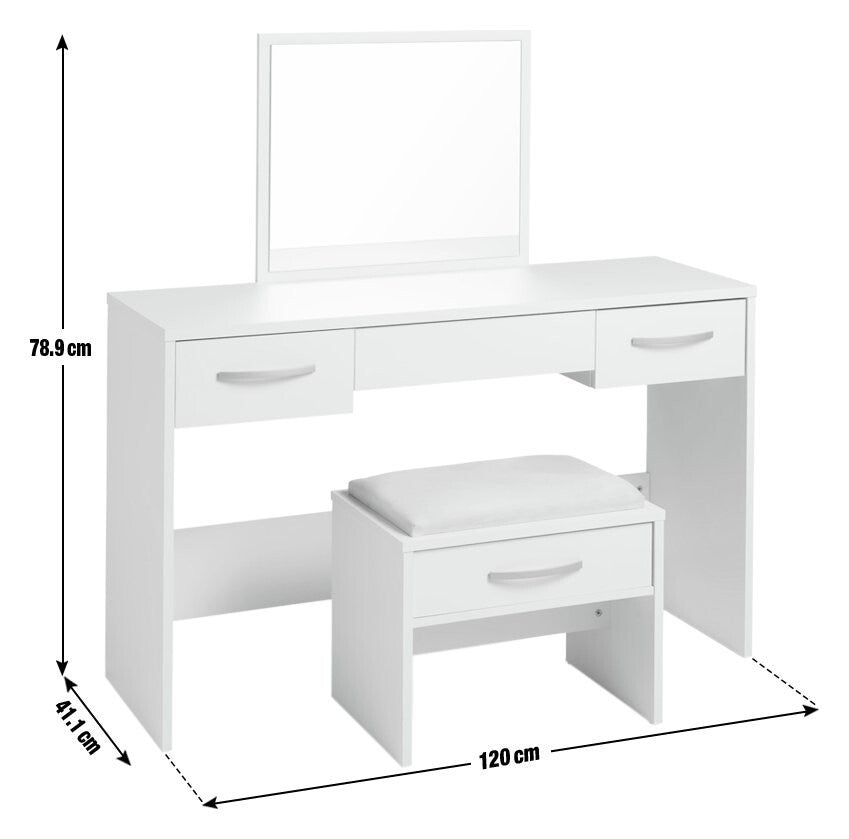 Habitat Hallingford Dressing Table - White