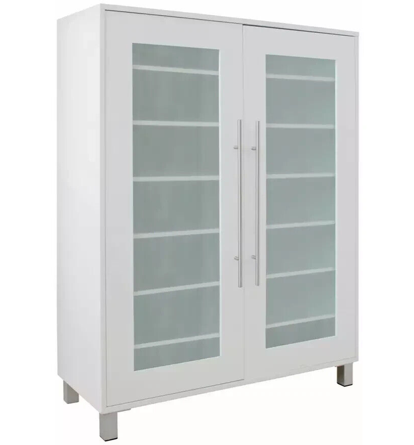 2 Door Lydiard Storage Shoe Cabinet - White