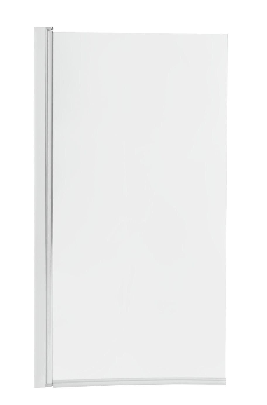 Straight Half Screen Bath Screen - Silver