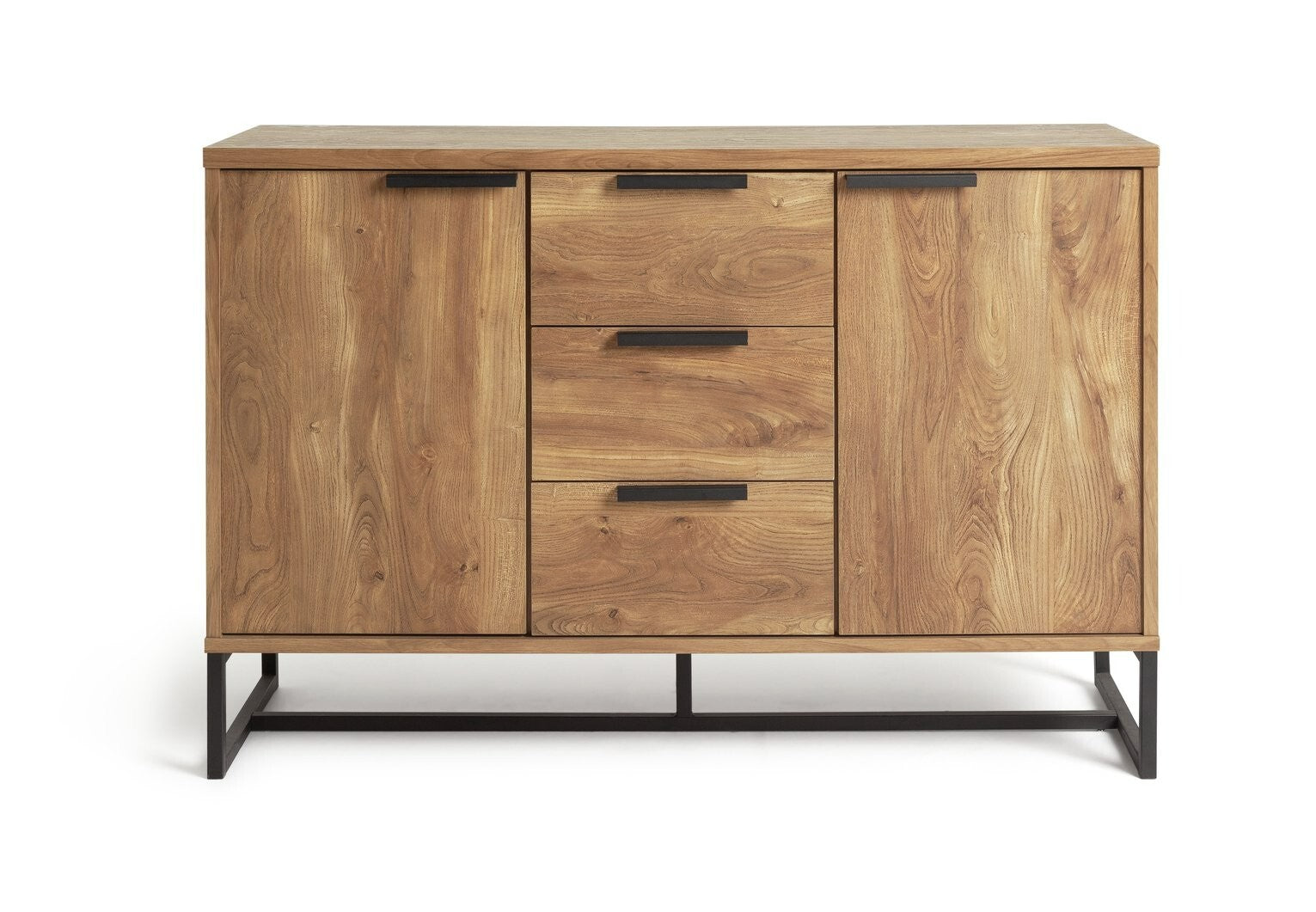 Habitat  2 Door 3 Drawer Sideboard - Oak Effect