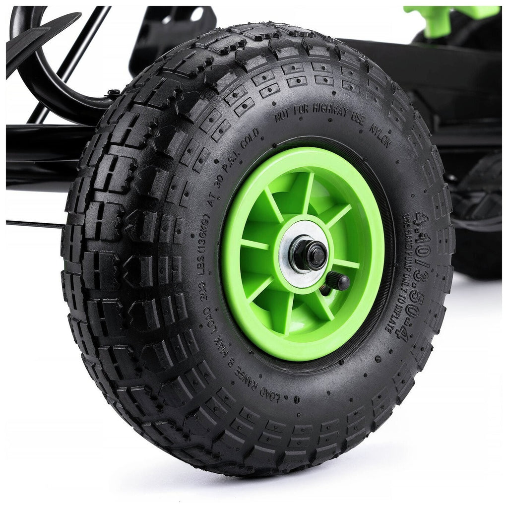 Xootz Viper Racing Go Kart - Black/Green