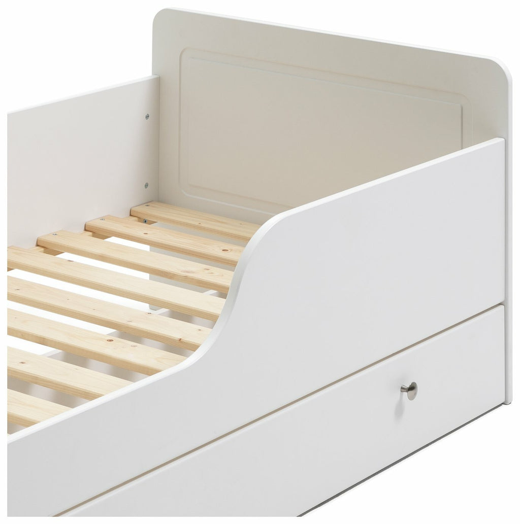 Brooklyn Toddler Bed With Drawer - White