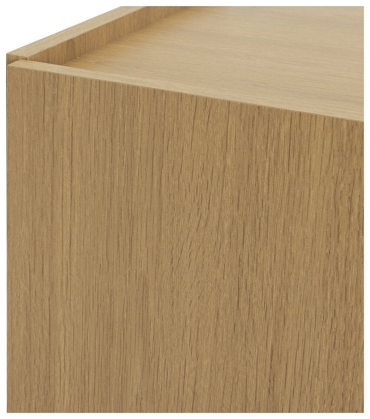 Seville 2 Door Shoe Storage Cabinet - Oak ( B Grade 54818- 54819 )