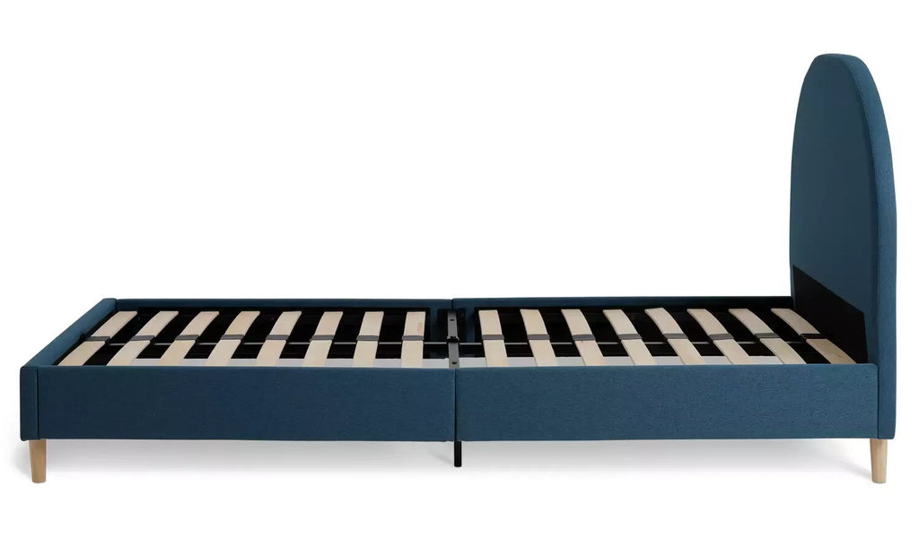 Habitat Olivia Single Bed Frame - Blue | Sturdy Kids Bed with Mattress Nursery