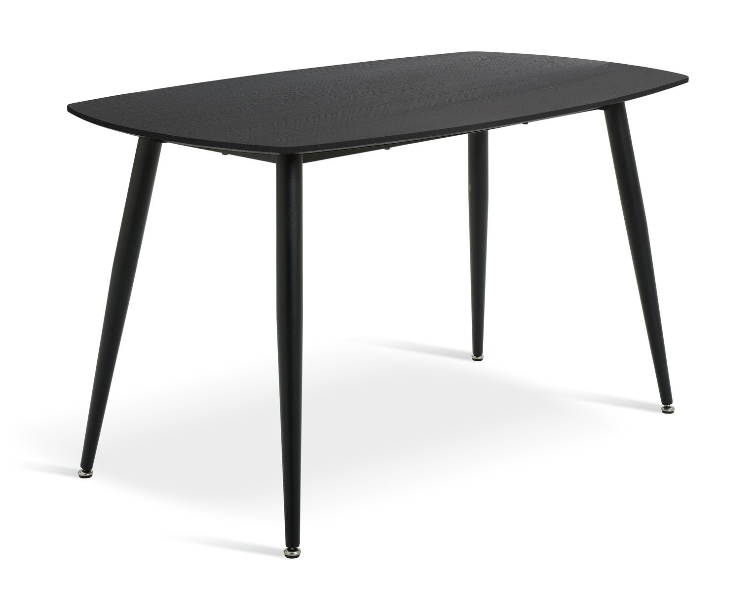 Home Cobin 4 Seater Dining Table - Black | Modern dining table