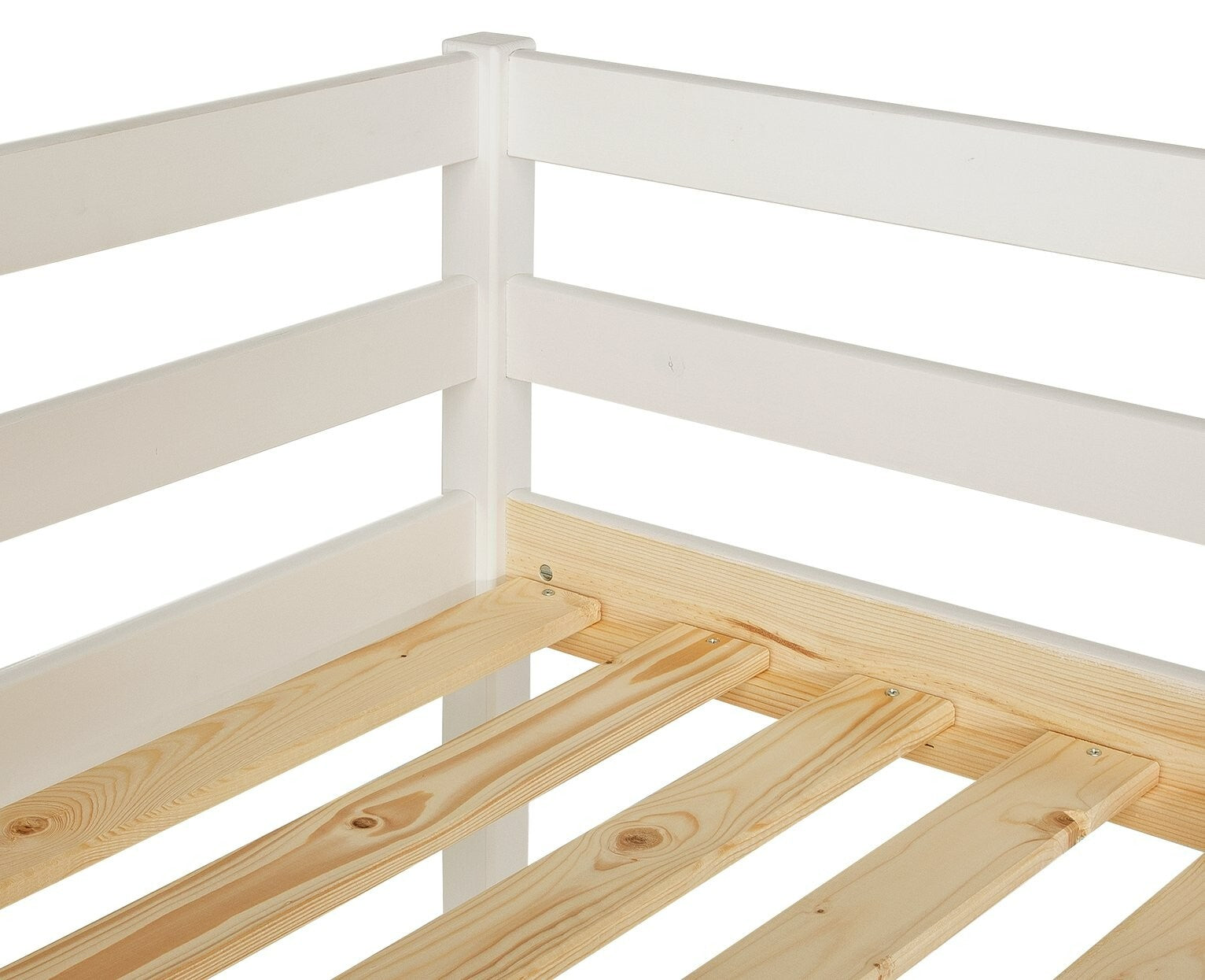 Kaycie Mid Sleeper Single Bed Frame - White