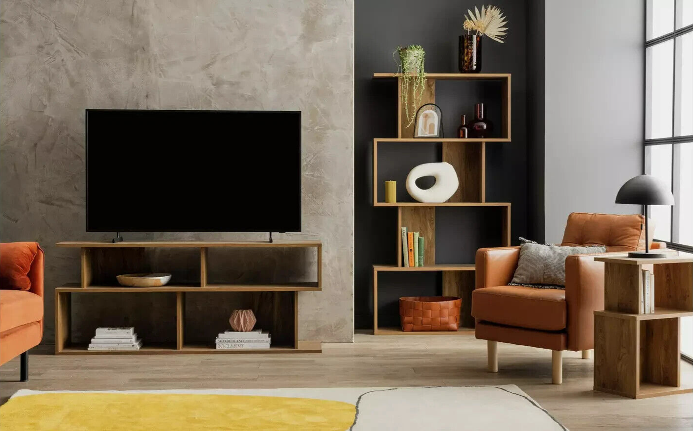 Habitat Nomad Blocked Bookcase - Oak