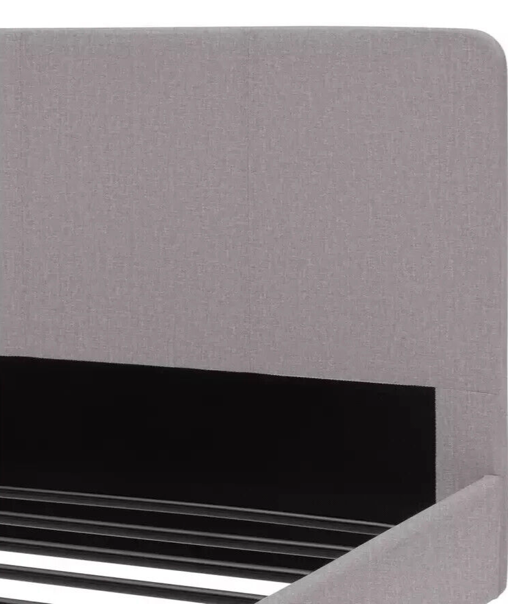 Habitat Kristopher Double Fabric Bed Frame - Grey | Bedroom Furniture for Sleep
