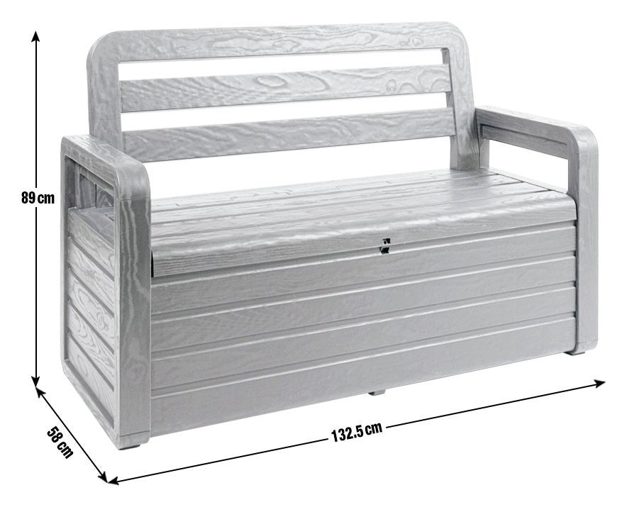 Toomax Forever Spring 2 Seater Plastic Garden Bench | Garden furniture bench