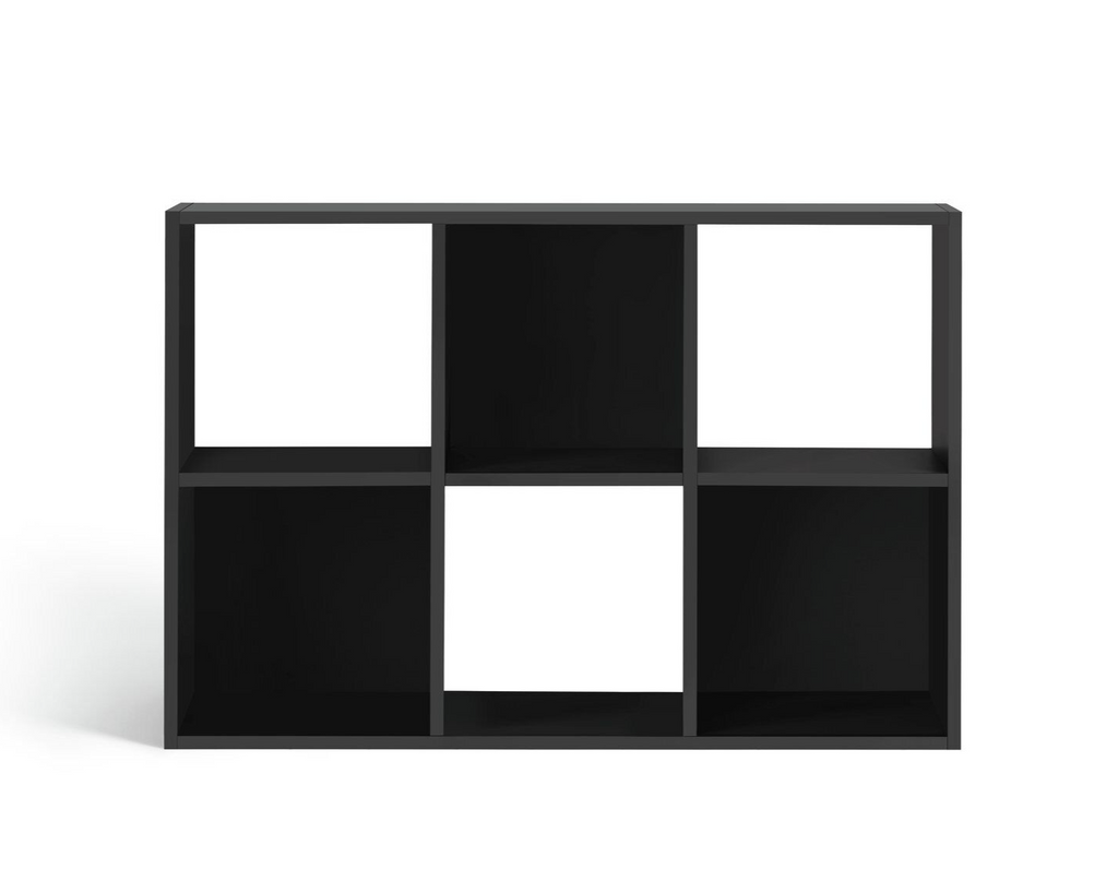 Squares 6 Cube Storage Unit - Black