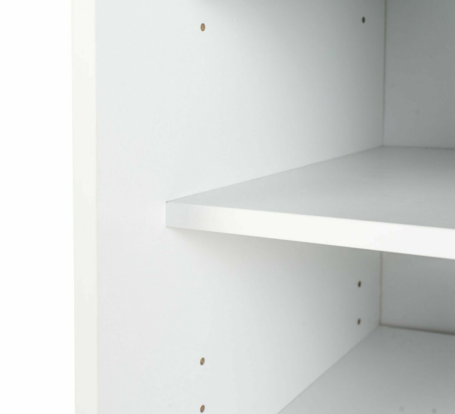 Chloe 2 Door Shoe Storage Cabinet - White ( B Grade 54223 - 54226 )