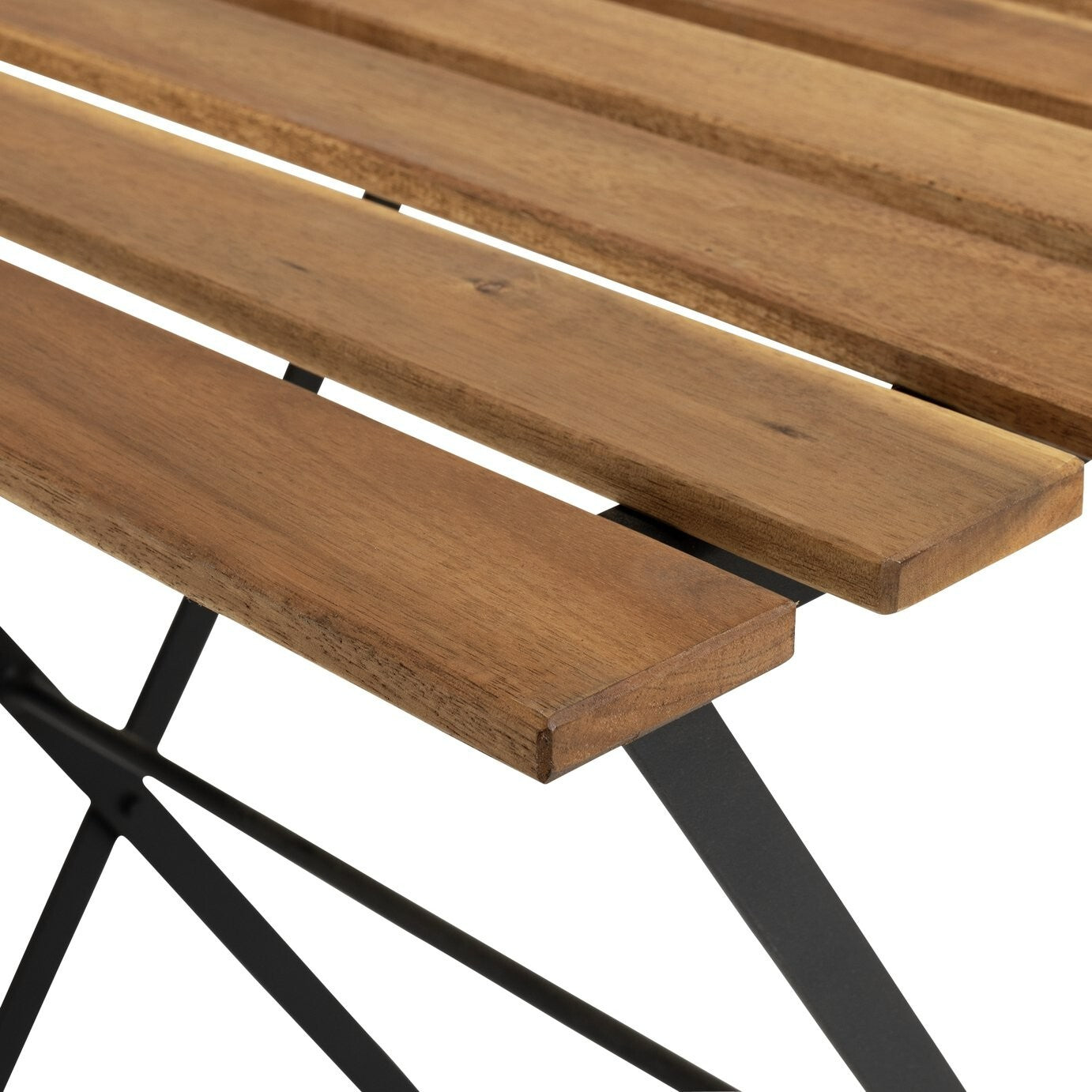 Eve 2 Seater Folding Wooden Garden Bistro Set