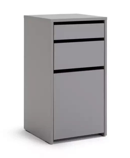 Habitat Pepper 2 Drawer Cabinet - Grey