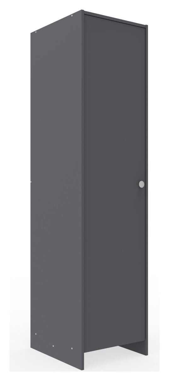 Seville 1 Door Wardrobe - Anthracite ( B Grade )