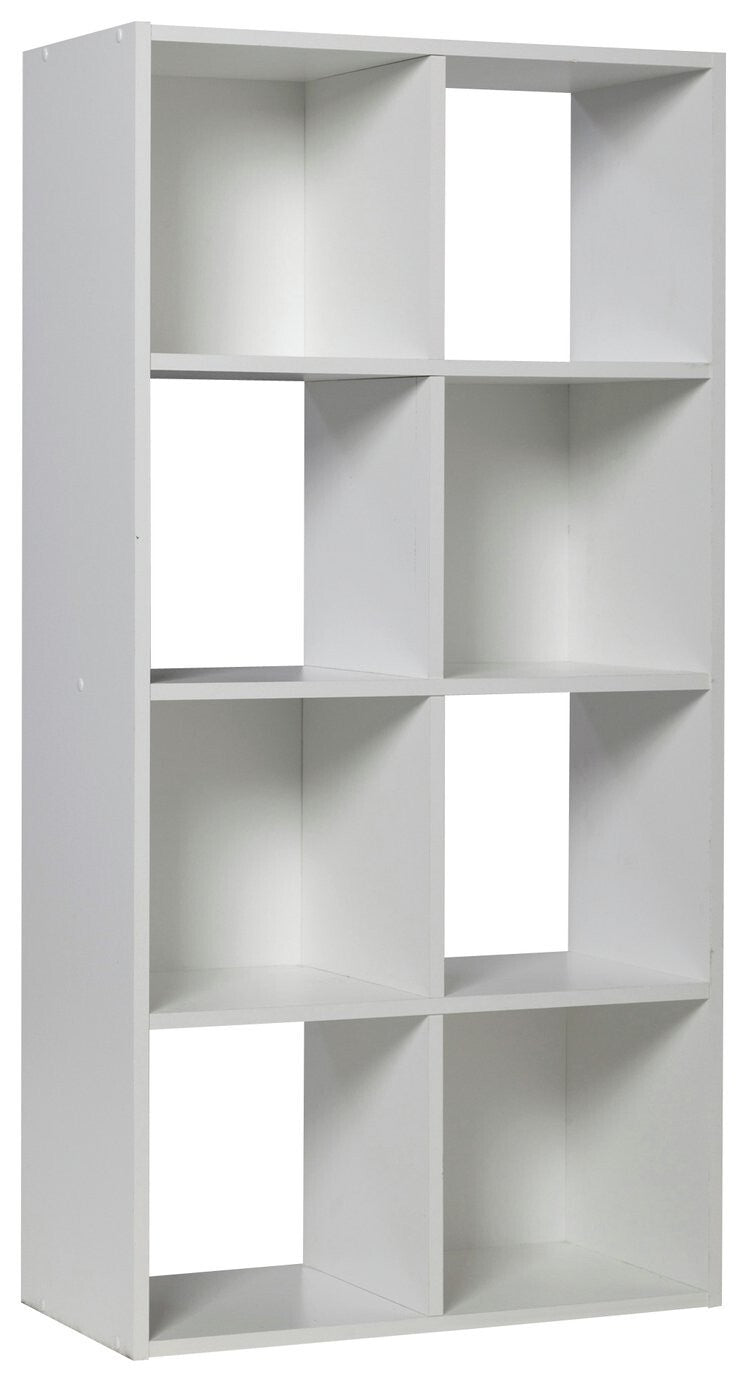 Habitat Home Squares 8 Cube Storage Unit White | Modular Organizer ( B Grade )