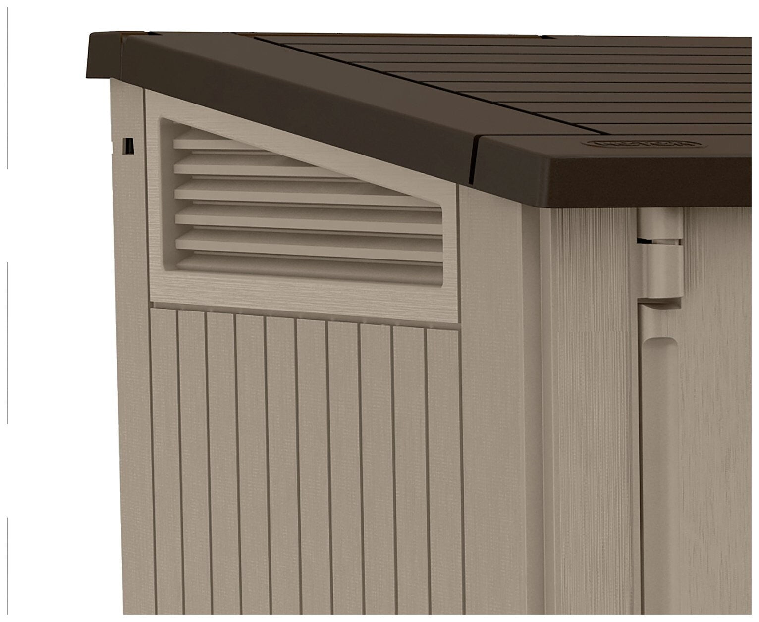 Keter Store It Out Midi 880L Garden Storage Box-Beige Brown