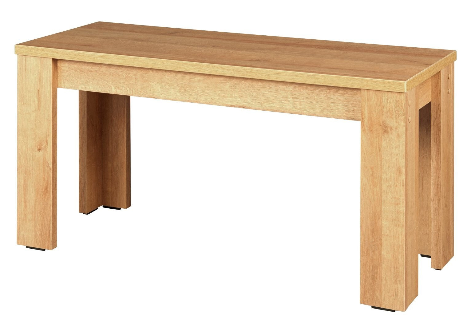 Miami Dining Bench - Oak Effect | Wooden Seat, Kitchen Hall Bench, Rustic Look