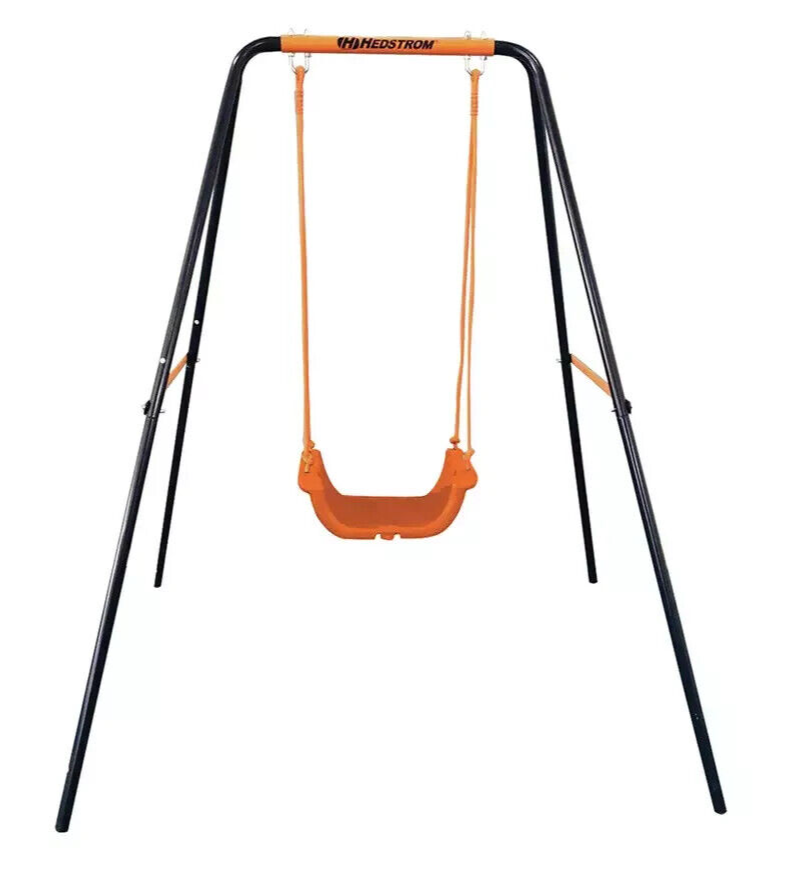 Hedstrom Deluxe 3 in 1 Toddler and Kids Garden Swing | Outdoor Play Swing Set