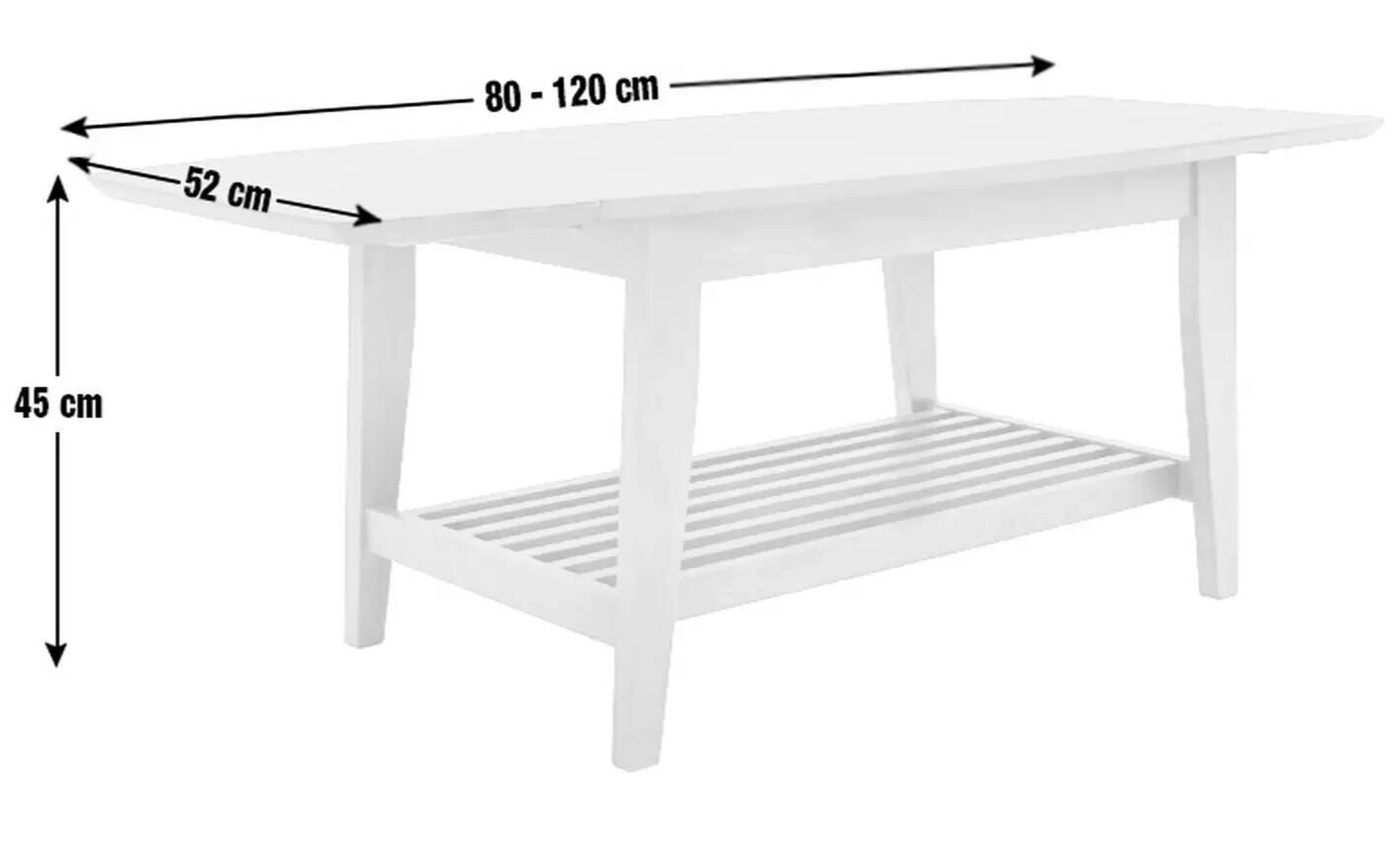 Butterfly Coffee Table - Walnut
