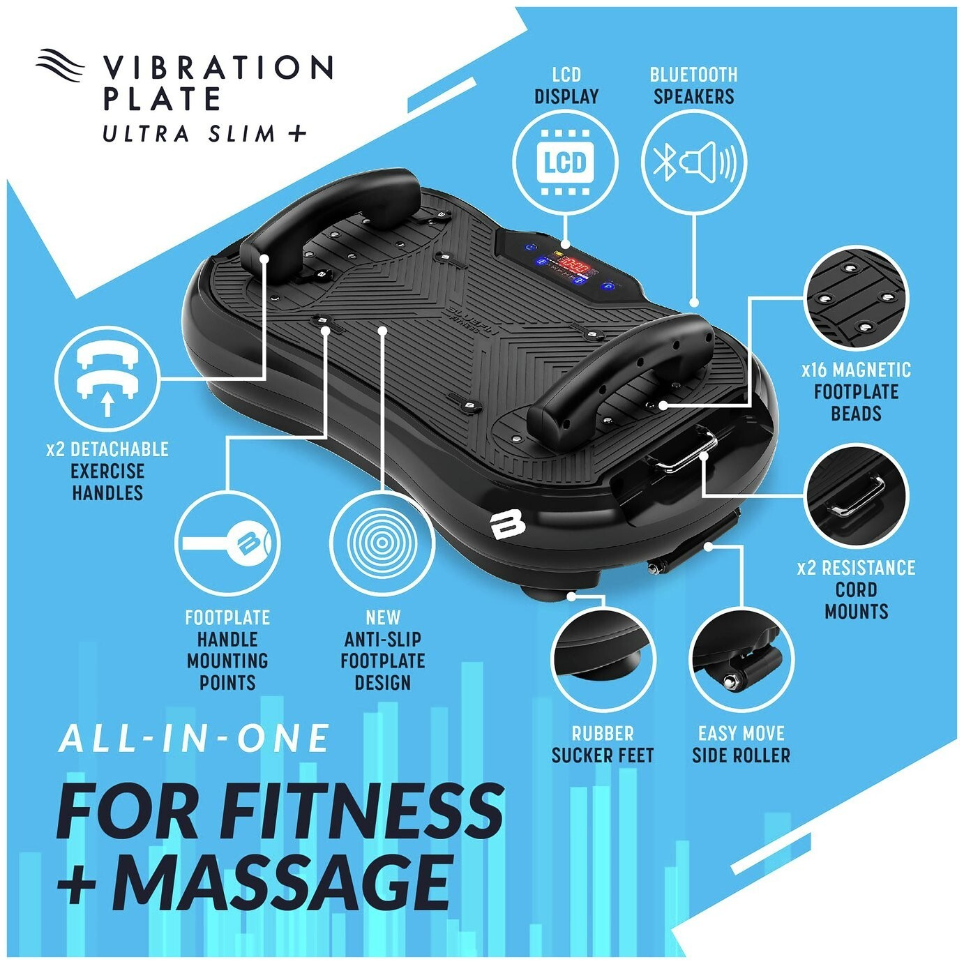 Bluefin Fitness Ultra Slim Plus Vibration Plate