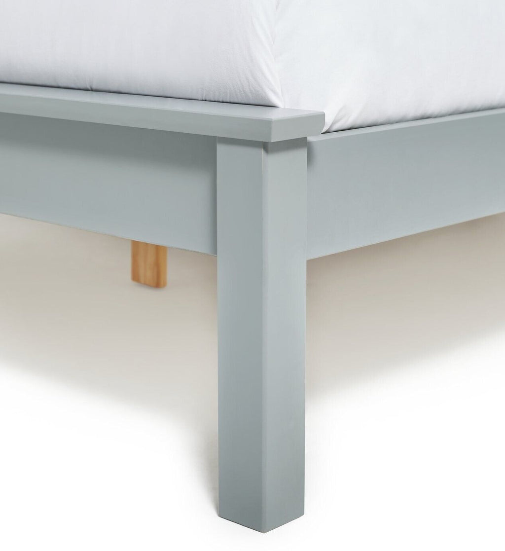 Aspley Single Wooden Bed Frame - Grey | Kids Bedroom Furniture or Guest Bed Fram