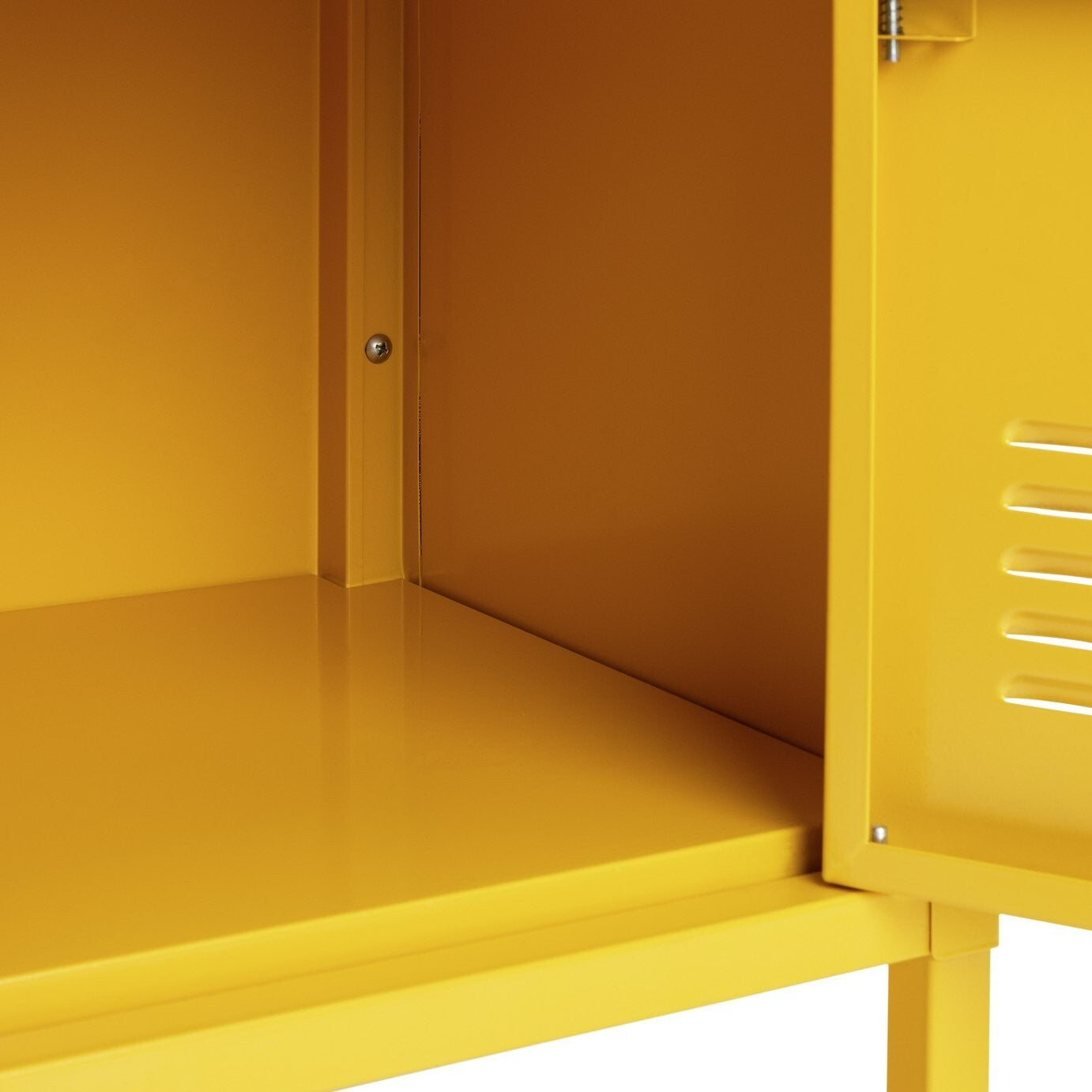 Habitat Stevie 1 Door Bedside Table - Mustard