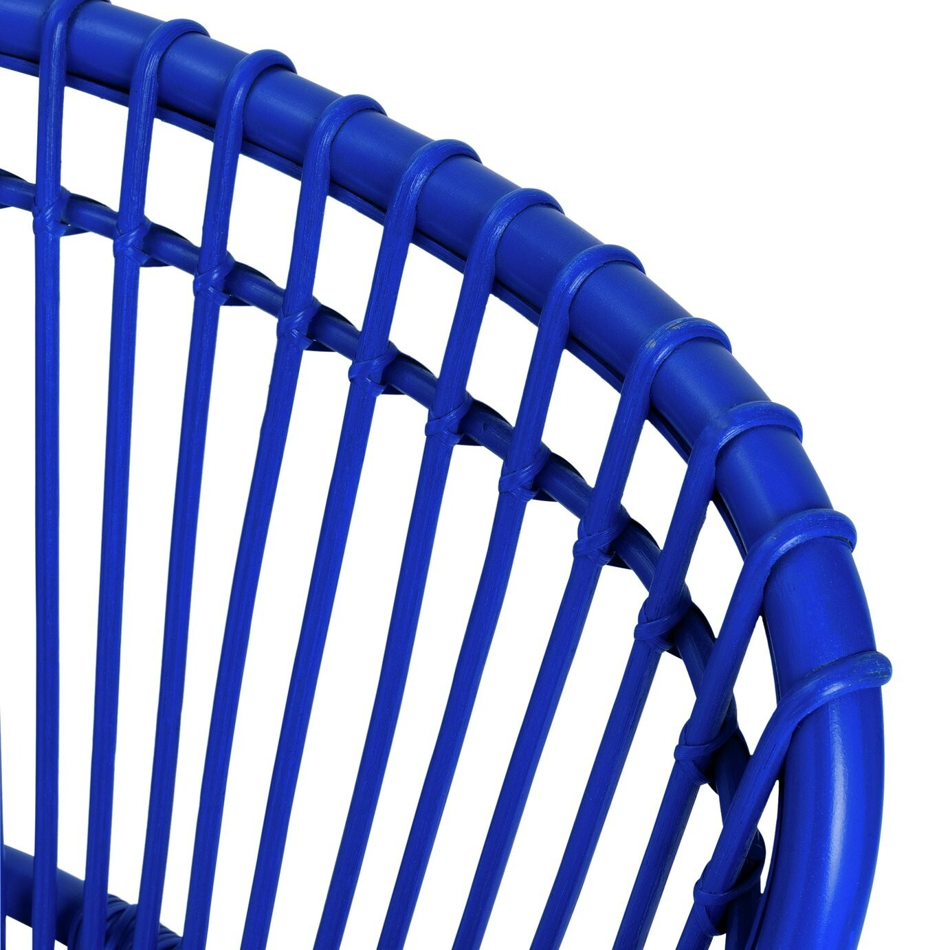 60 Wyatt Rattan Chair - Blue