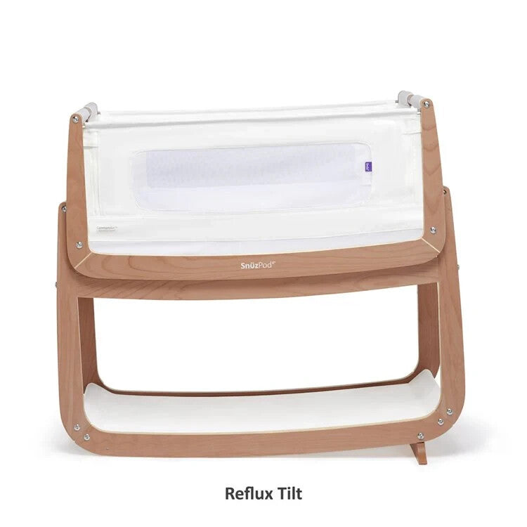 SnuzPod 4 Bedside Crib - Natural