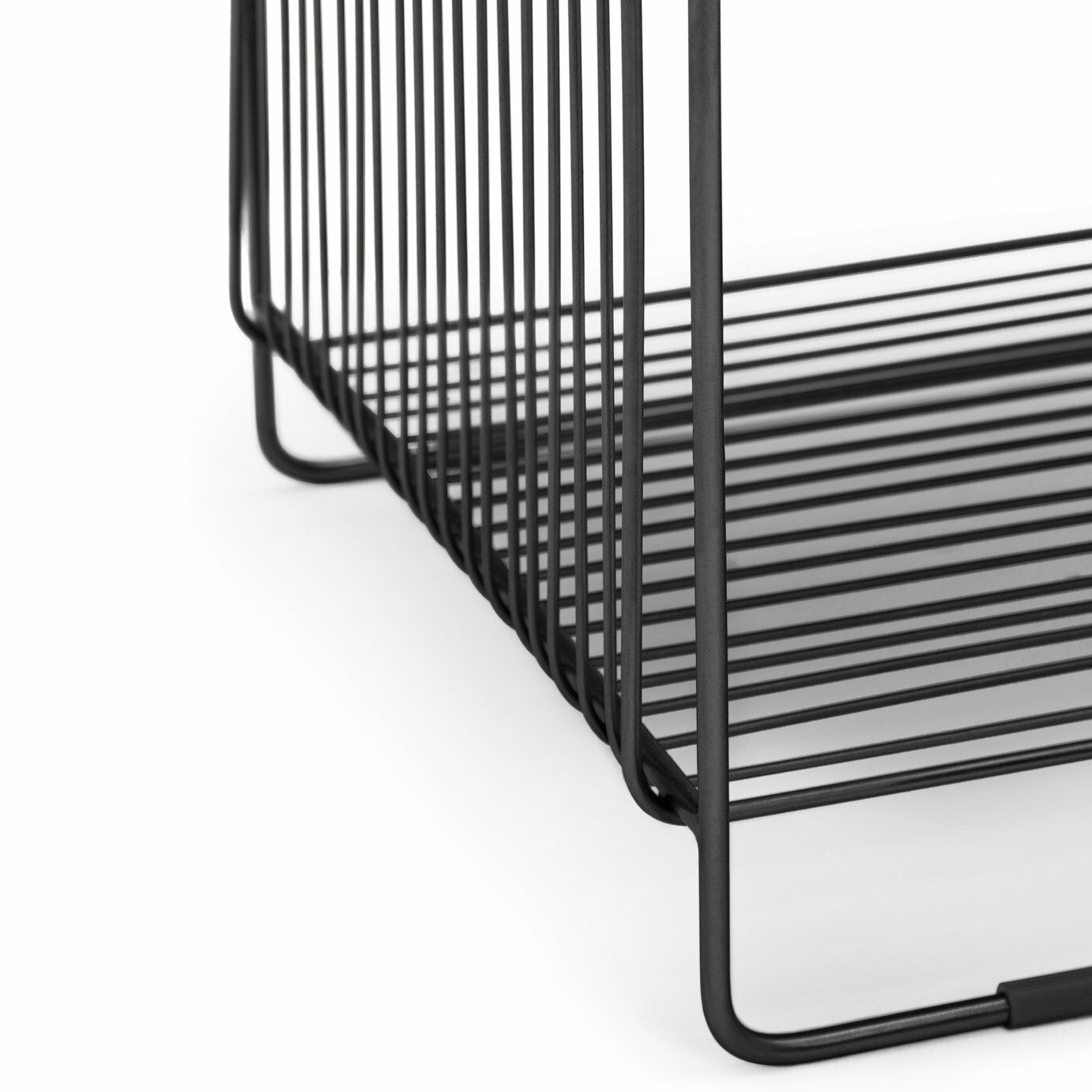 Habitat Riva Coffee Table - Black | Modern Wire Frame Metal Table