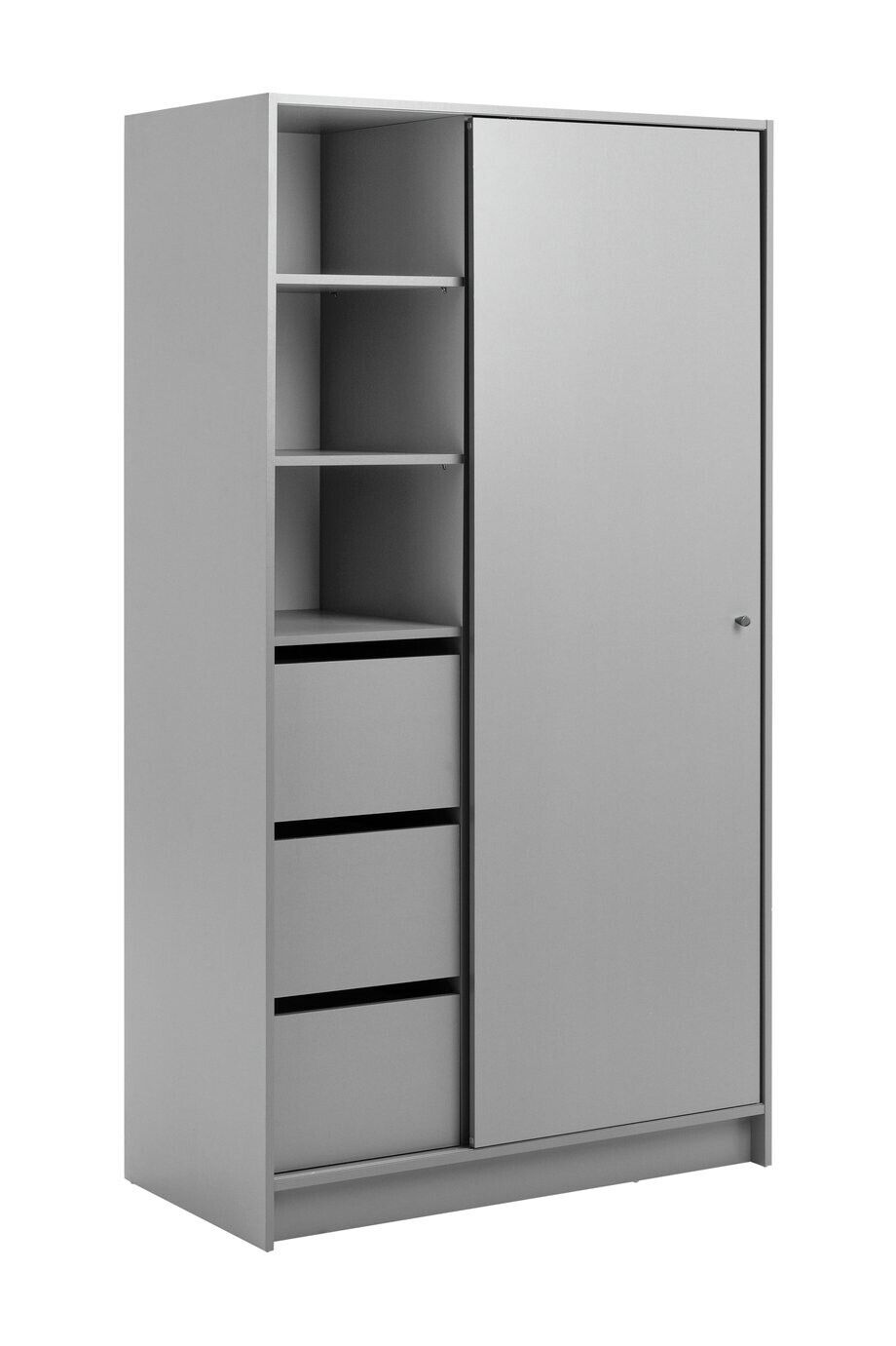 Malibu 1 Door Sliding Wardrobe - Grey