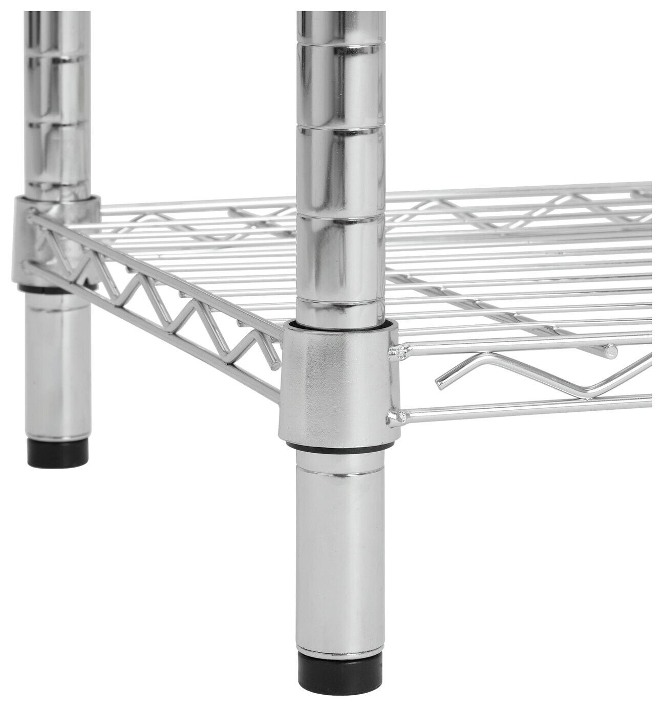 Home Metal 6 Tier Shelving Unit - Chrome