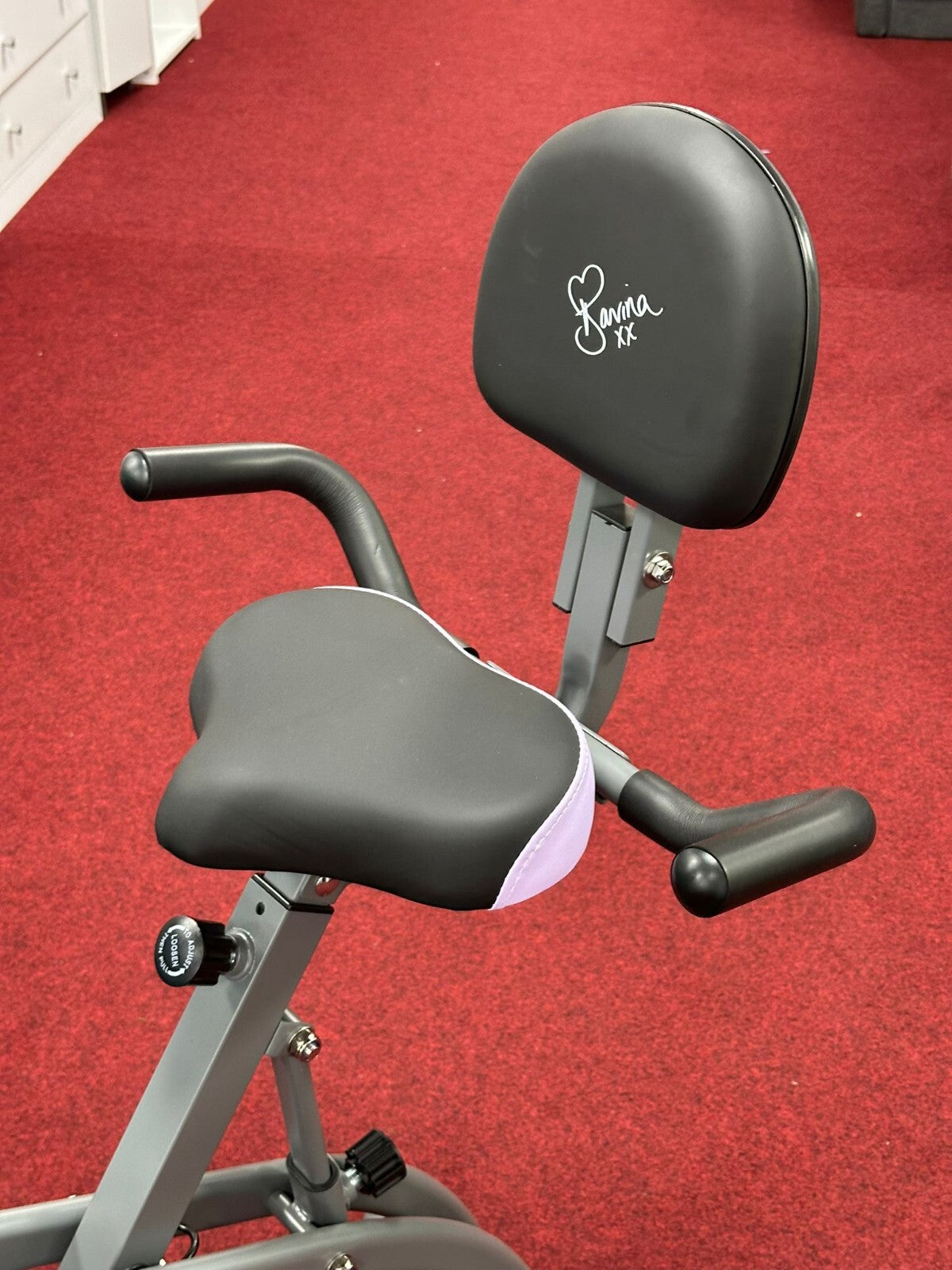 Davina McCall Folding Exercise Bike With Resistance Bands (S)