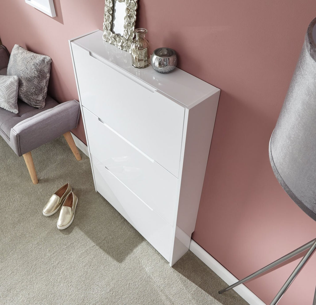 GFW Shoe Storage Cabinet - White ( B Grade 38652 )