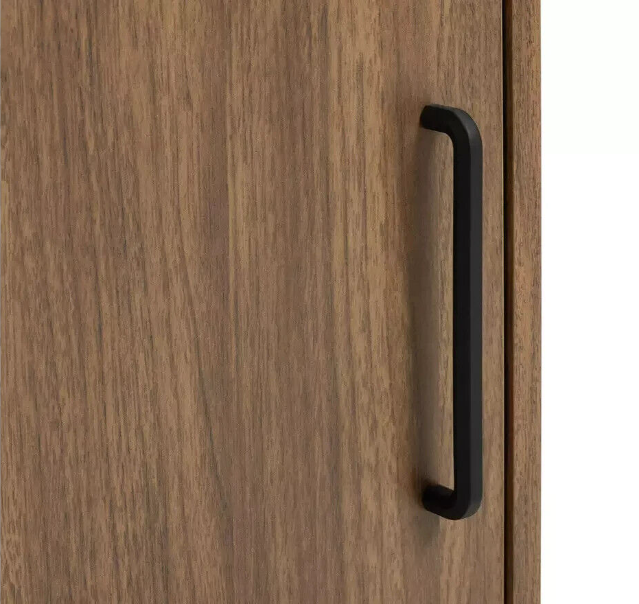 Habitat Oldham 1 Door Bedside Table - Walnut