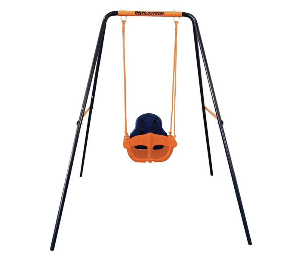 Hedstrom Deluxe 3 in 1 Toddler and Kids Garden Swing | Outdoor Play Swing Set