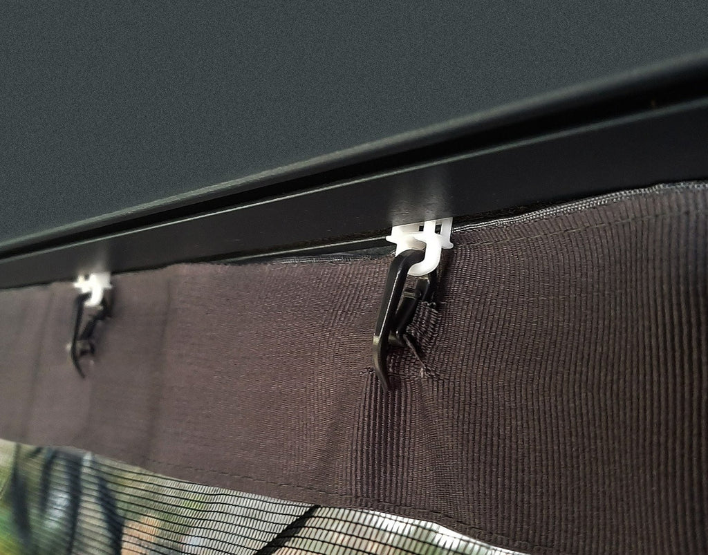 Palram Canopia Dallas 4 Piece Gazebo Netting Set 14 x 20ft | gazebo screen set