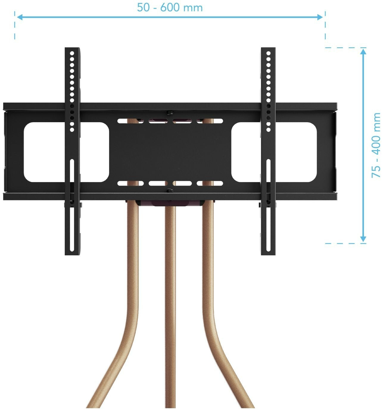 AVF Tripod Up to 65 Inch TV Stand - Gold