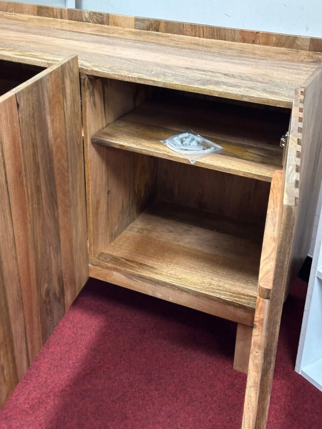 Assembled Jericho 3 Door Sideboard - Natural (S)