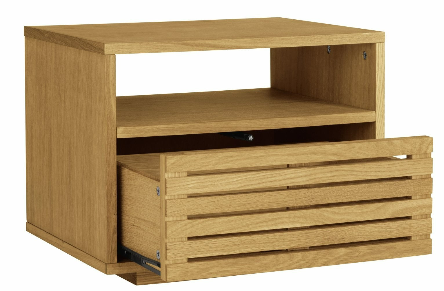 Max Oak Bedside Table - Oak | compact bedside table