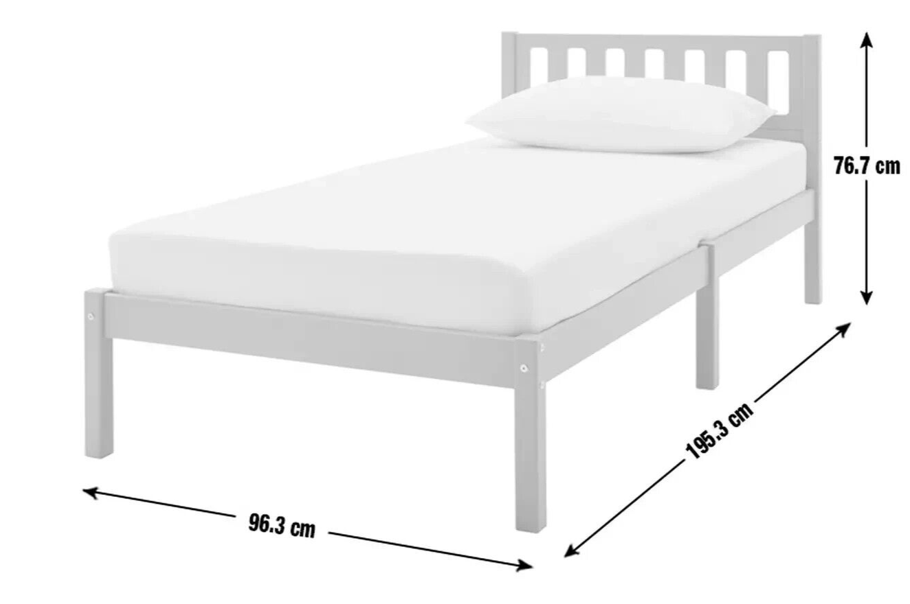 Habitat Ronnie Single Bed Frame and Drawer - Duck Egg Blue | Storage For Bedroom