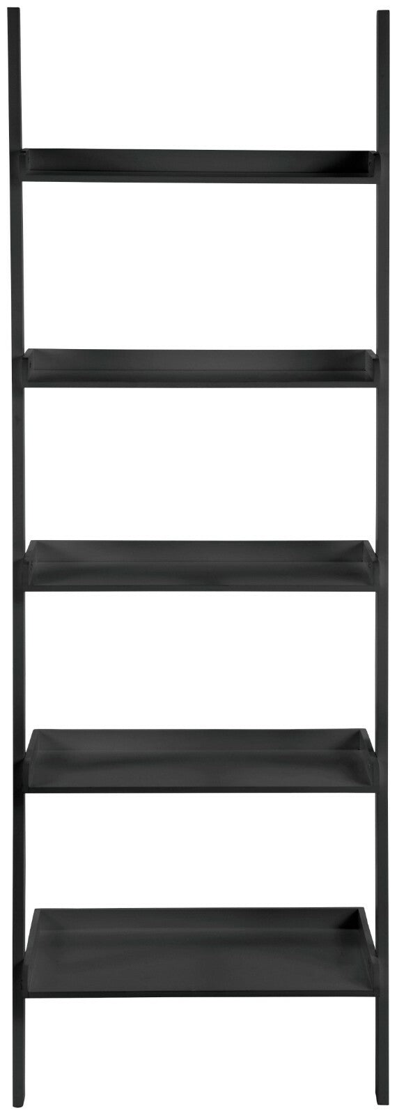 Habitat Jessie Ladder Shelf - Black | Black Leaning Ladder Shelf Storage Unit Mo