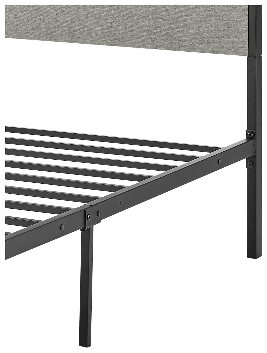 Home Sadie Single Metal Bed Frame - Black | Single black bed frame