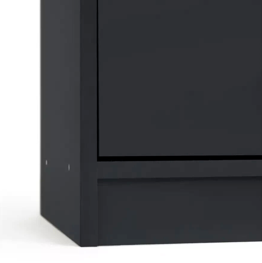 Maine 2 Drawer Bookcase - Black Ash Effect ( B Grade 29351 - 29352 )