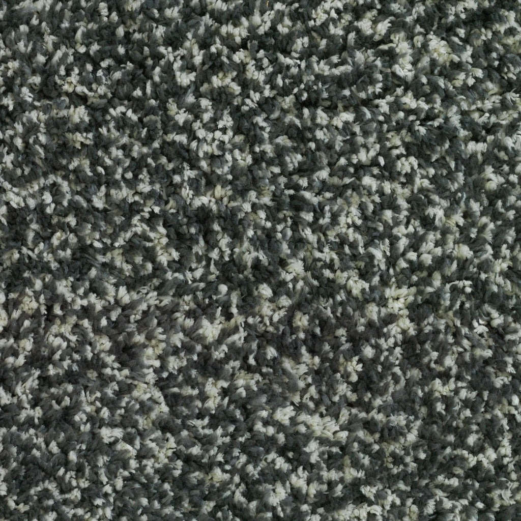 Cosy Grey Marl Shaggy Rug - 230x160cm | Large Grey Shaggy Carpet