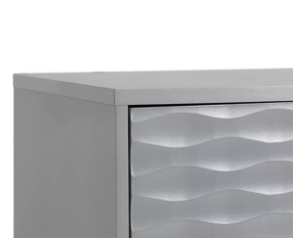 Habitat Zander Textured Large Sideboard - Grey